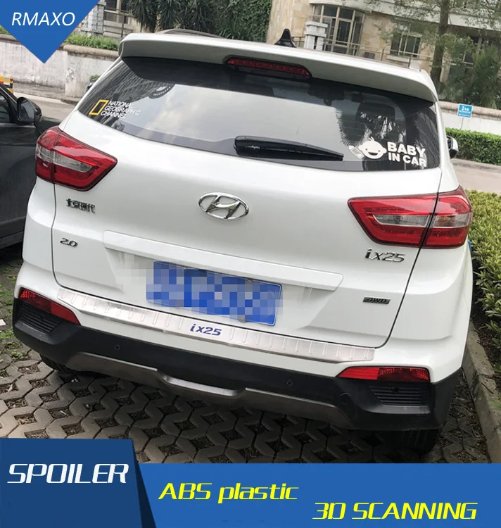 Спойлер для Hyundai IX25 Creta задний спойлер из АБС материала 2014 2015|Спойлеры и крылья| |