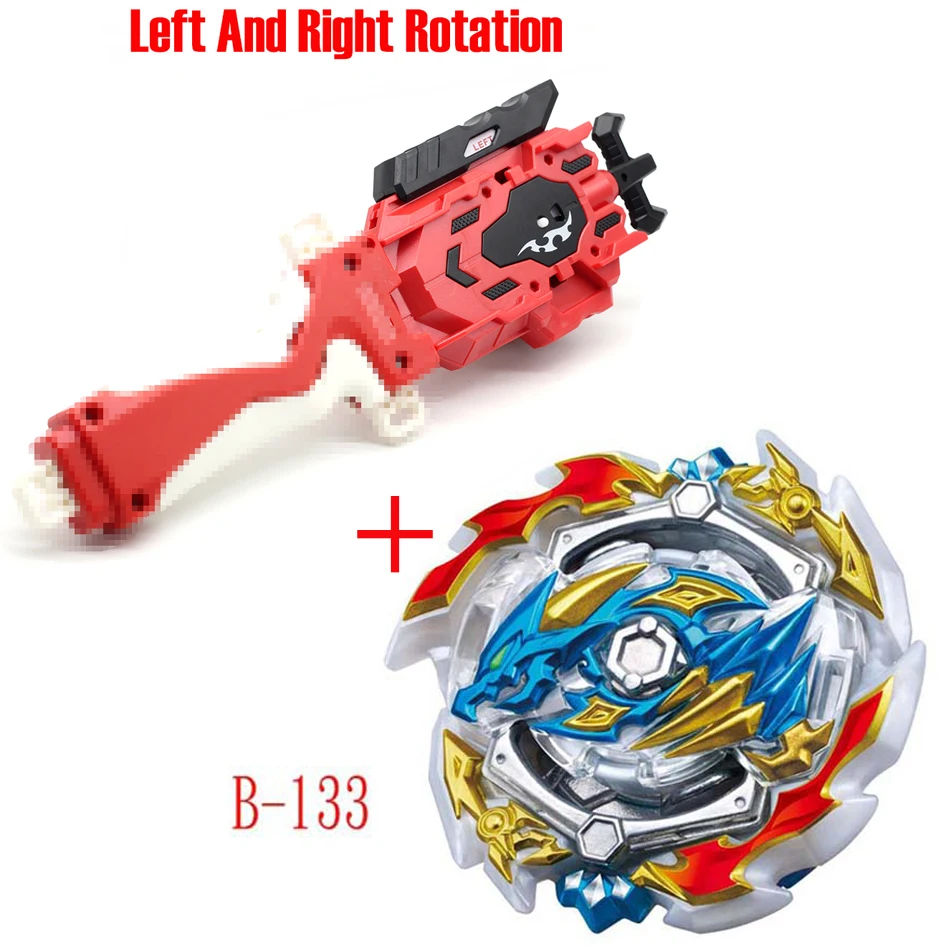 Новейшая модель; Beyblade Burst ToysB-145 B-144 B-143 B-140 с пусковым устройством и коробчатый отвал Металл Fusion Бог Прядильный механизм бей лезвия игрушка - Цвет: B-133