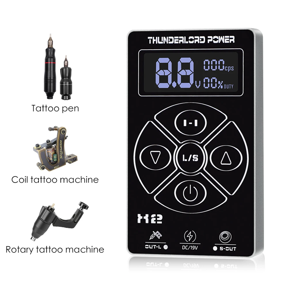 

Tattoo Power Supply Touch Screen Digital Power Tattoo Machine Professional LCD Display Power Supply For Tattoo Machines Guns