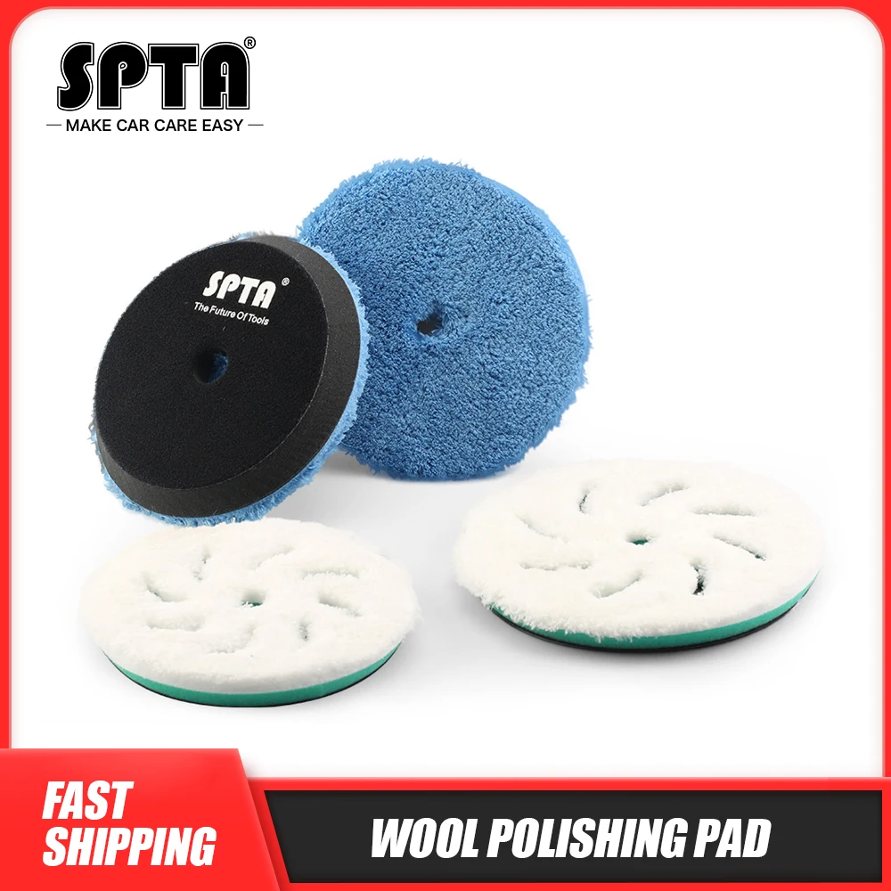 Полировальные накладки из микрофибры SPTA комплект пластин для быстрой Полировки