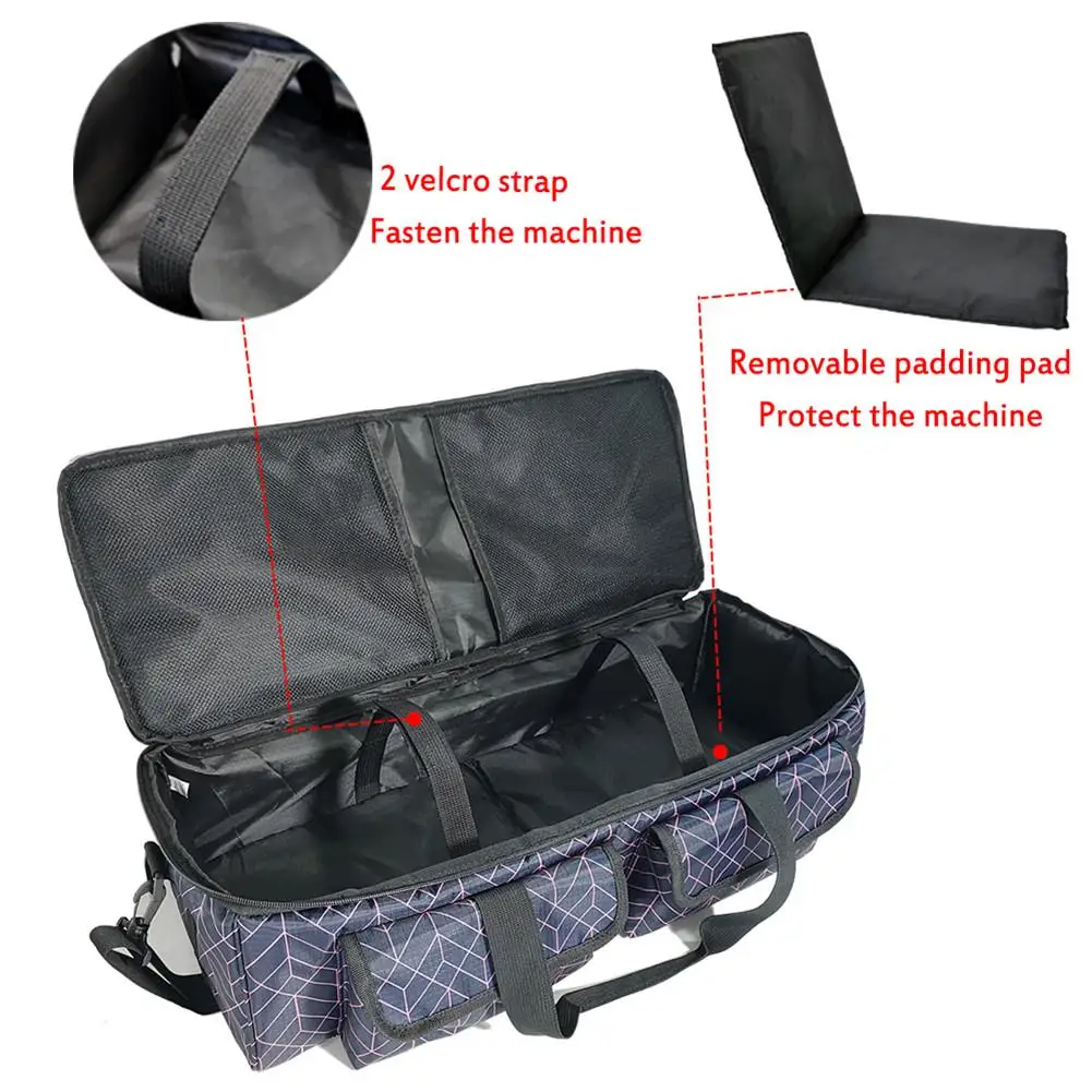 Нейлоновая сумка для хранения подарков швейных машин вместительная багажа