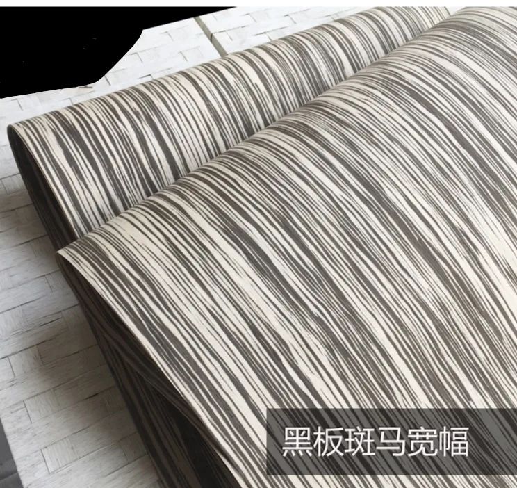

L:2.5Meters Width:55cm Thickness:0.25mm Technology Zebra Wood Veneer (Back Non woven Fabric) for car inner decoration