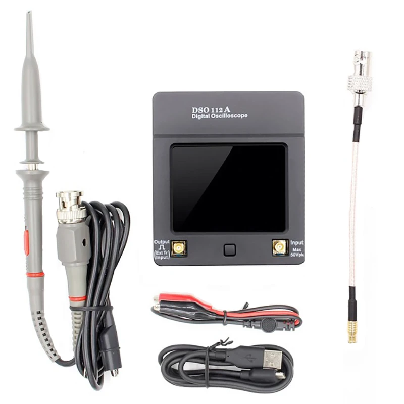 DSO112A сенсорный экран 2 МГц цифровой портативный осциллограф мини Осциллограф