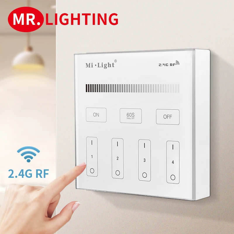 Интеллигентая (ый) Панель управления диммер B1 сенсорное управление 2 4G WI FI