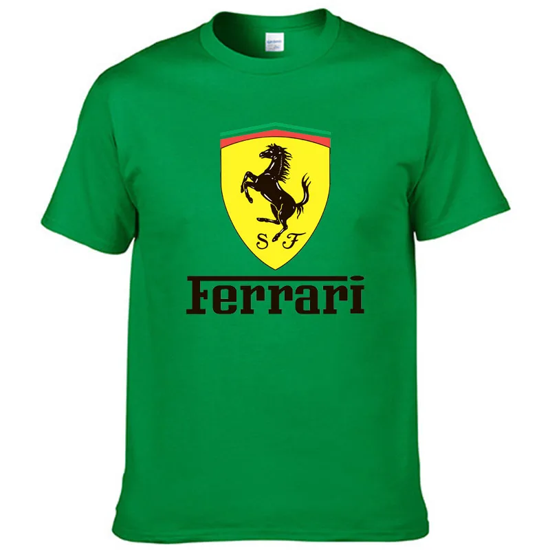 

Summer New Ferrari 3DT Shirt Men's and Women's 3D Printed Shirt Casual Fashion Short-sleeved Plus Size Top