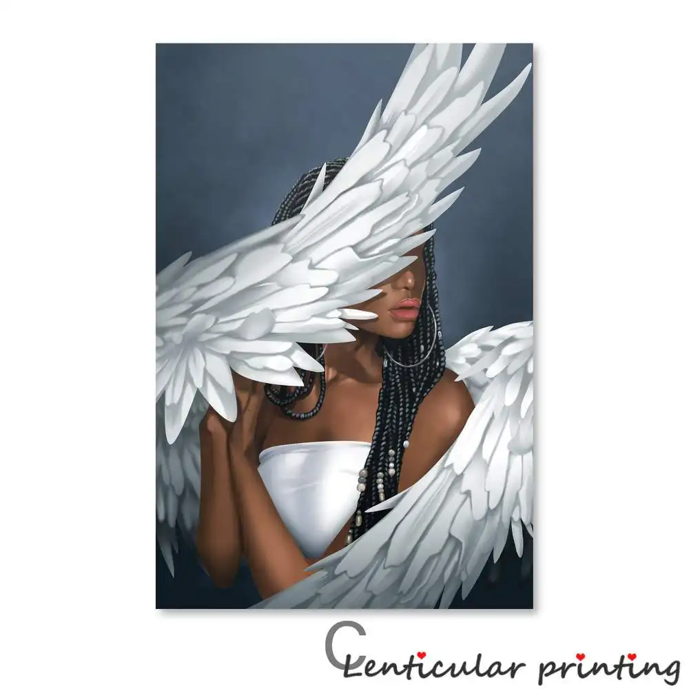 Современная Абстрактная Скандинавская арт рост ангелы холст с печатью постера