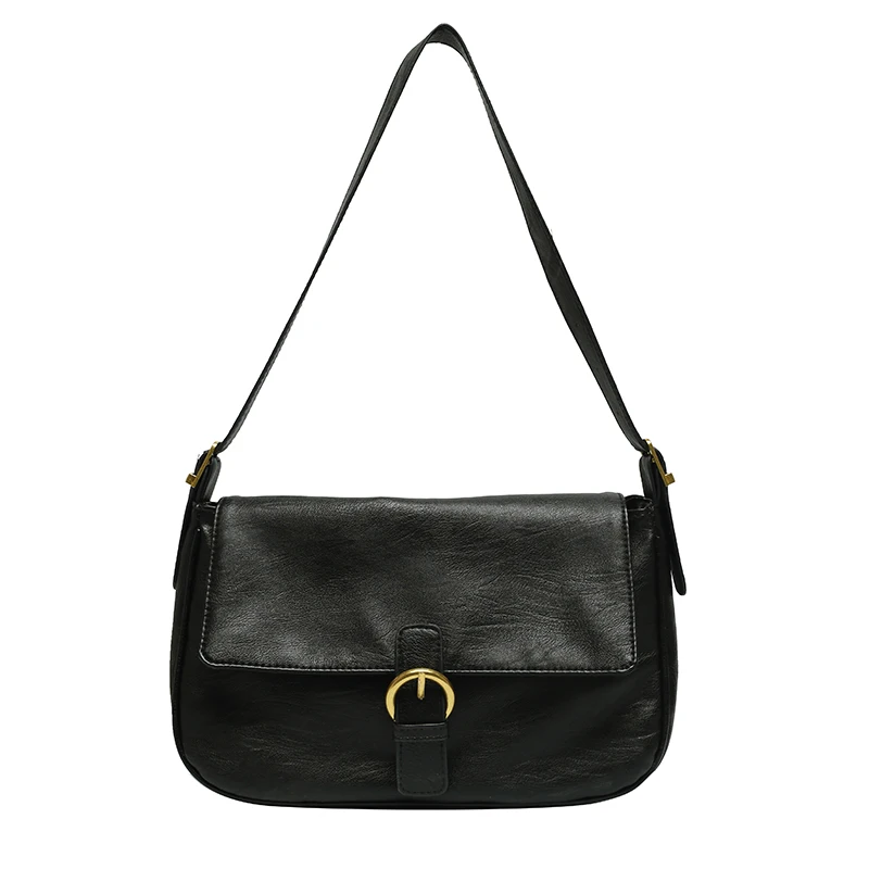 

Woman's Bag Retro Small Shoulder Bag Soft Leather Vintage Female Purse And Handbag Classic Armpit Shoulder Purse Women Hobos Bag