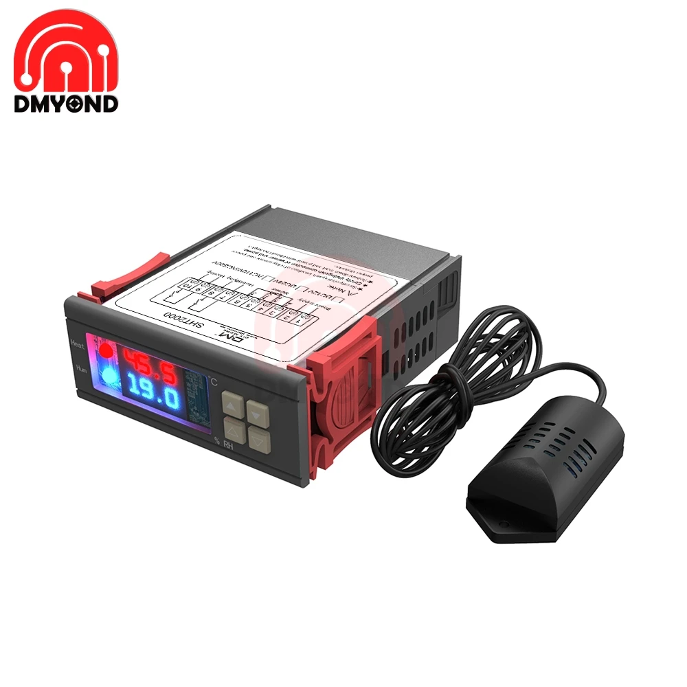 Цифровой термостат регулятор температуры и влажности 110 В 220 перем. Тока