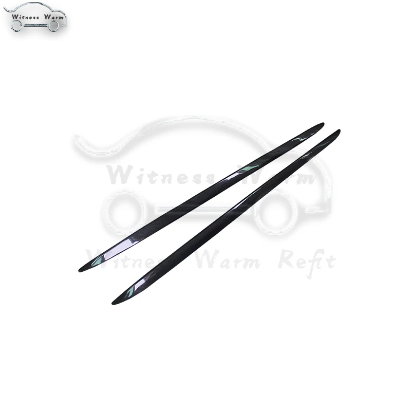 Юбка-бампер из углеродного волокна с боковыми губами фартук комплект юбки для