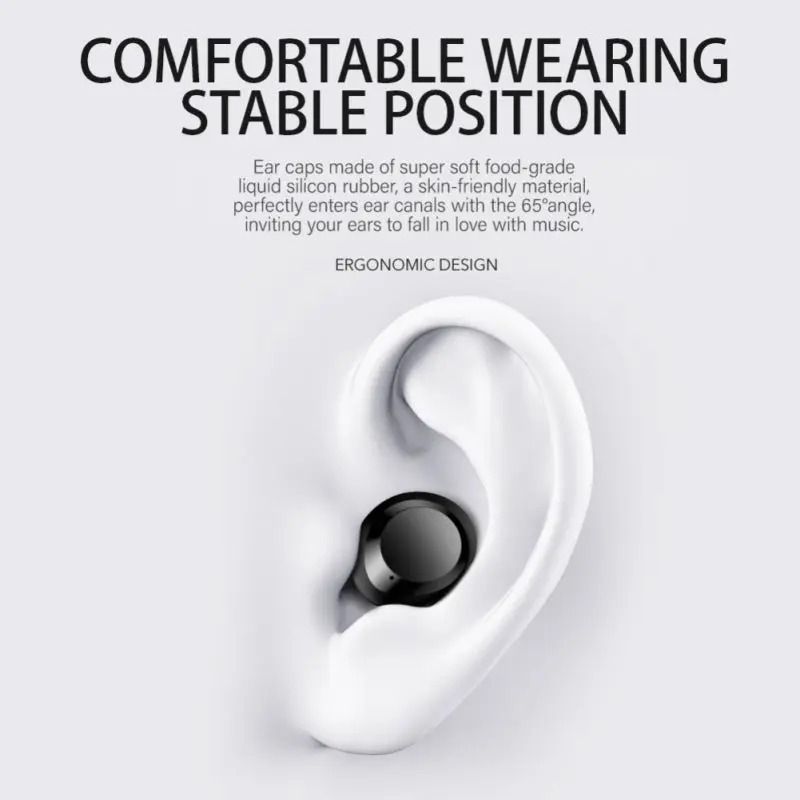 

ZL TWS Bluetooth 5.0 Earbuds Sports Wireless Earphones Waterproof Headset With Charging Case