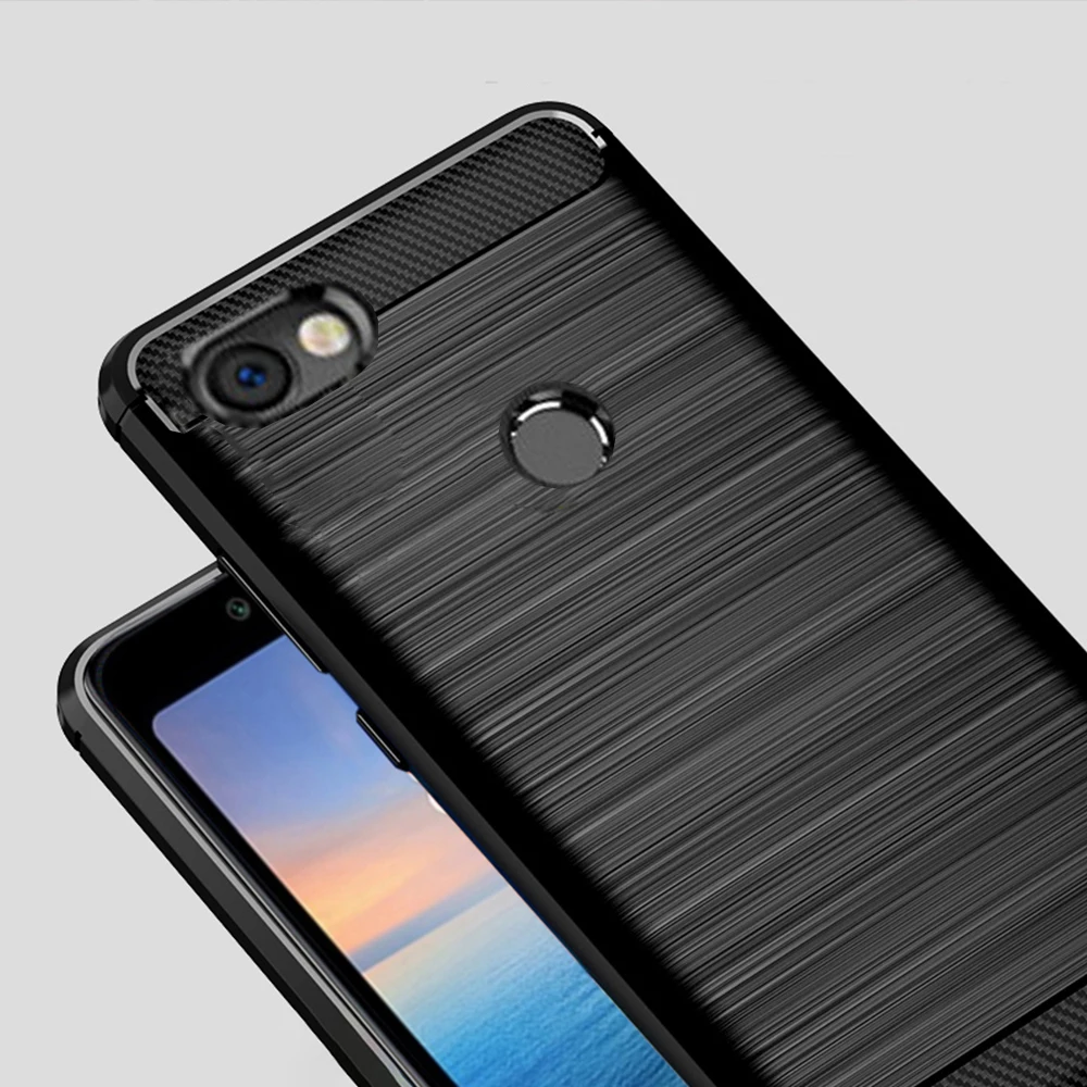 Классический чехол из углеродного волокна для Xiaomi Redmi 4X, противоударный чехол для телефона Redmi 4 X, чехол 360, полная защита, бампер