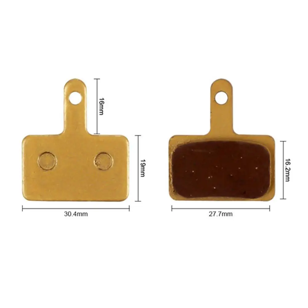 2 Pairs Bicycle Metal Brake Pads Bike Cycling Disc Pad Accessories For Shimano BR-M355 BR-M375 BR-M447 | Спорт и развлечения