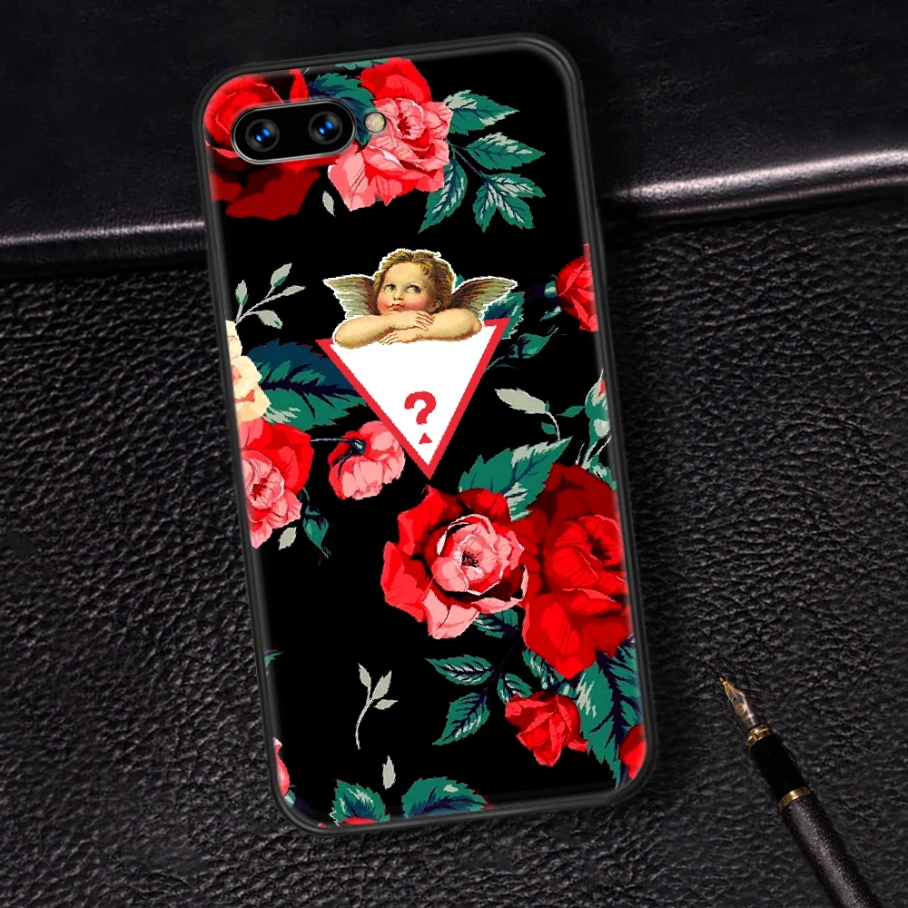 

GUESS Brand Phone Case Cover Hull For HUAWEI Honor 6A 7A 7C 8 8A 8S 8x 9 9x 10 10i 20 Lite Pro black Funda Silicone Cell 3D