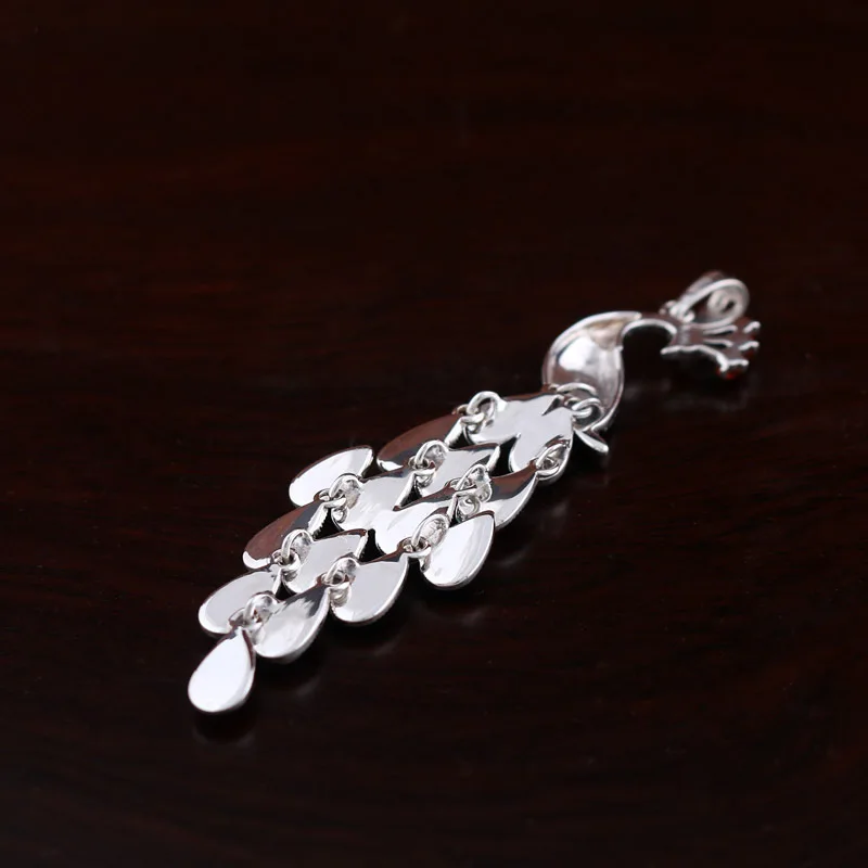 Новинка подвеска BOCAI из настоящего серебра пробы с цветным опалом Агатом