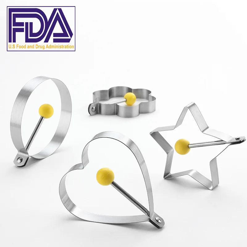 4 шт. толще Нержавеющая сталь форма для обжаривание яиц инструменты омлета на