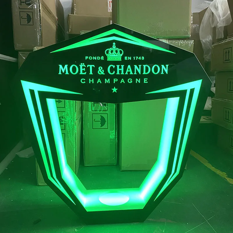 Индивидуальный дизайн прозрачный акриловый дисплей для пива светодиодный