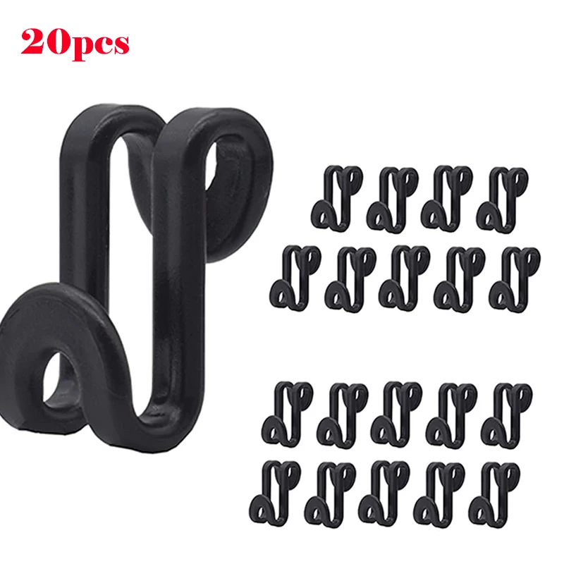 

20Pcs Creative Mini Antislip Clothes Hanger Connector Hook Cascading Clothes Space Saving Closet Organizer Storage Rack Holder