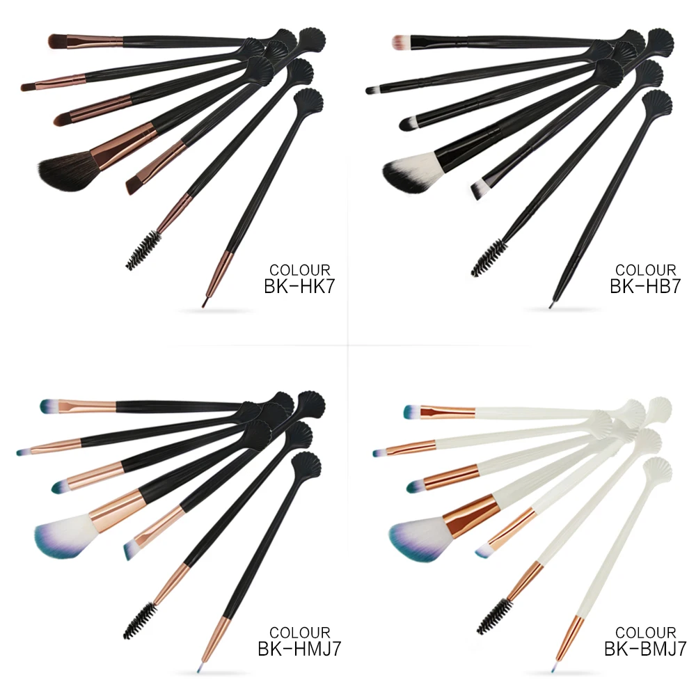 

7Pcs Makeup Brush Set Professional Foundation Blush Eyeshadow Consealer Fashion High Quality Face Mix Eye Makeup Brush Set