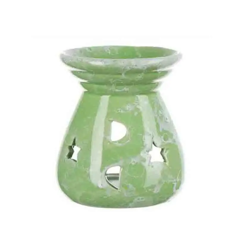 Green Свечи для ароматерапии, печь для ароматерапии, лампа для ароматерапии, печь для эфирного масла, бытовая романтическая горелка, домашний декор - Цвет: Green