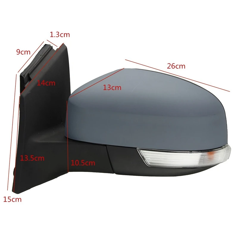 1 пара электрического крыла двери зеркало пассажирская сторона для Ford FOCUS MK3 2010 2018