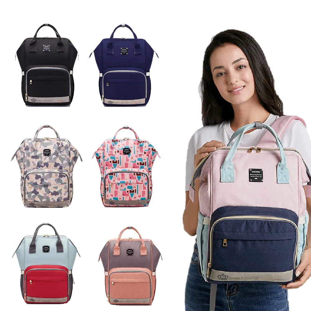 Lequeen/Сумка для детских подгузников эргономичные дышащие рюкзаки двойная сухая