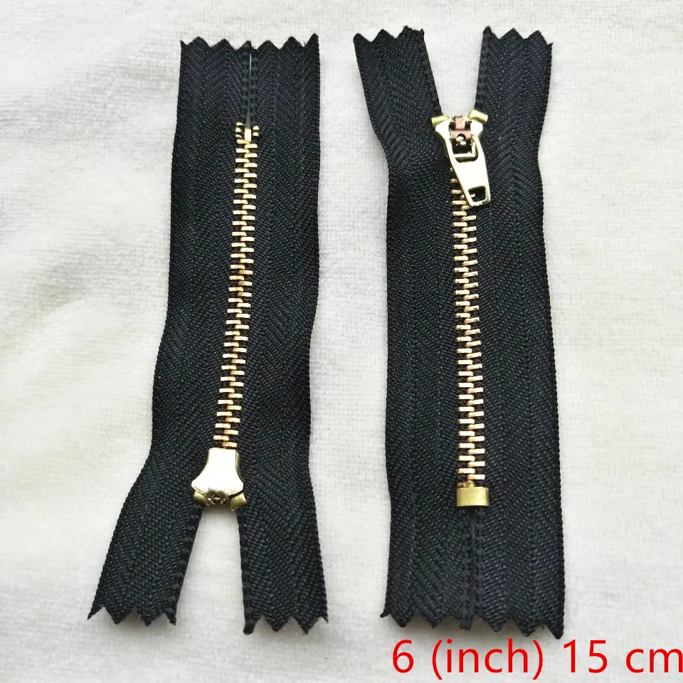 15 см 3 #10 шт латунные закрытые задние весенние джинсовые повседневные штаны с