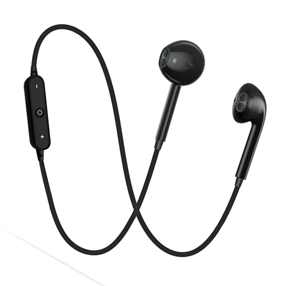 Спортивные беспроводные Bluetooth наушники с шейным ободом 3D стерео Встроенный