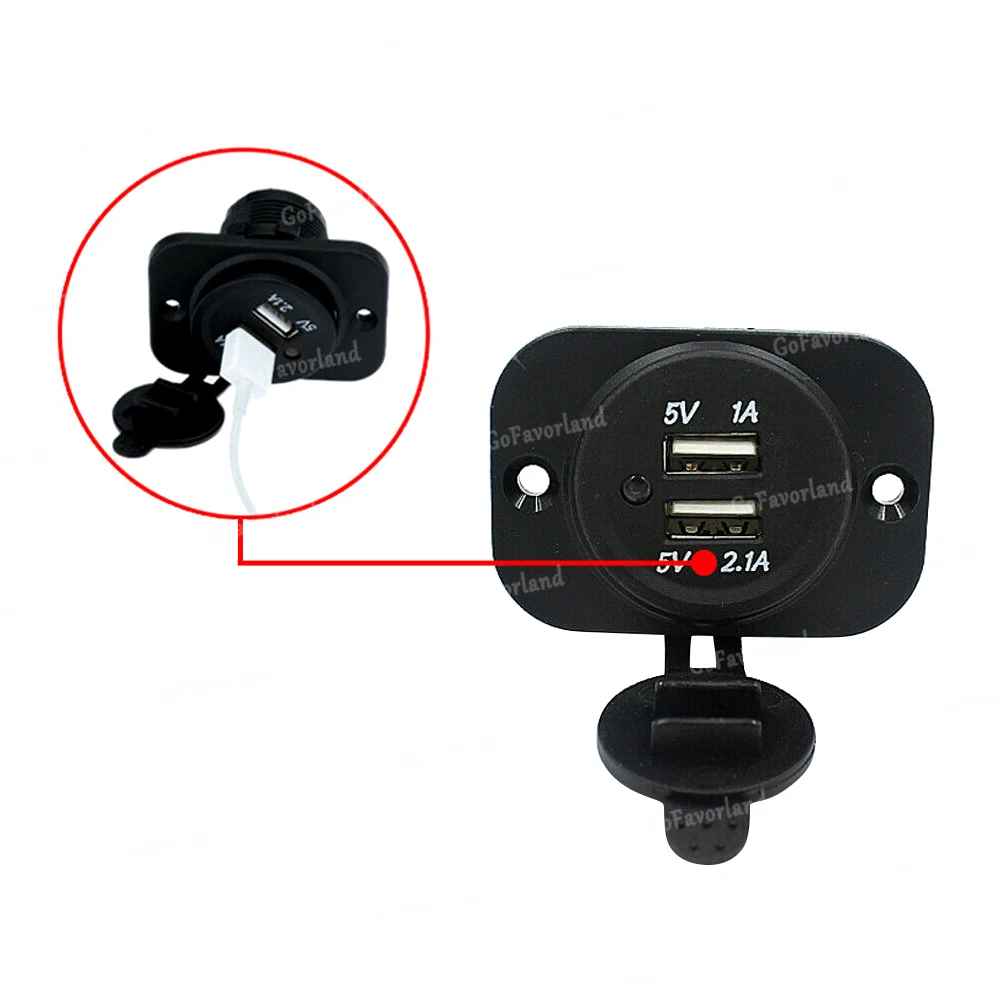 3 1 А двойной USB порт зарядное устройство для телефона розетка прикуривателя 12 В/24