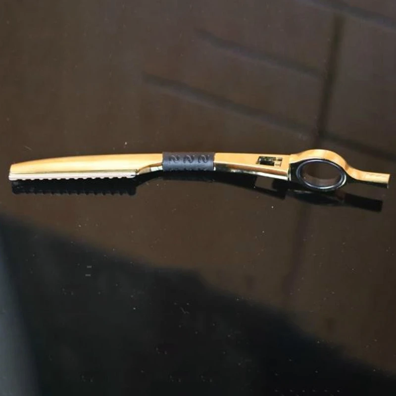 Golden Color Professional Hair Thine Razor Cut My Blade Sword Scraping | Бытовая техника