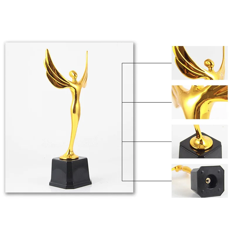 

Trophy Cup Customized Trophy Golden Plating Award Craft Winner Souvenir Incentive Toys Champion Reward Winner Souvenir