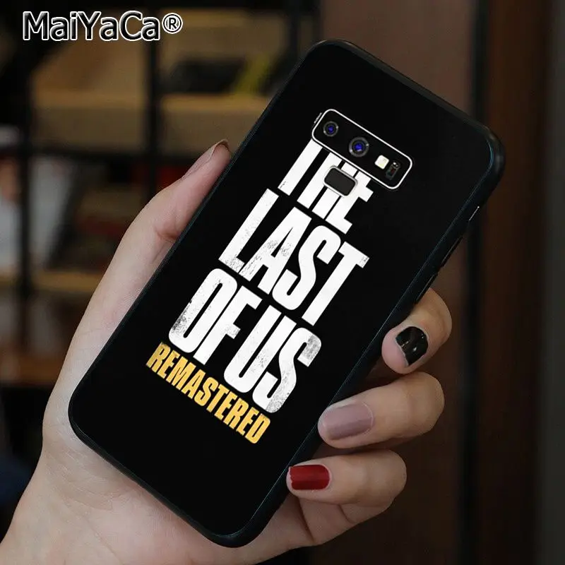 MaiYaCa последний из нас Силиконовый ТПУ мягкий черный чехол для телефона Samsung S9 plus S5