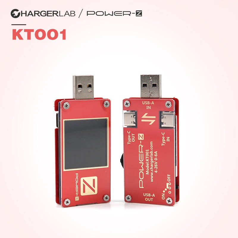 

ChargerLAB POWER-Z USB PD Tester Voltage Current PD Lure Instrument KT001