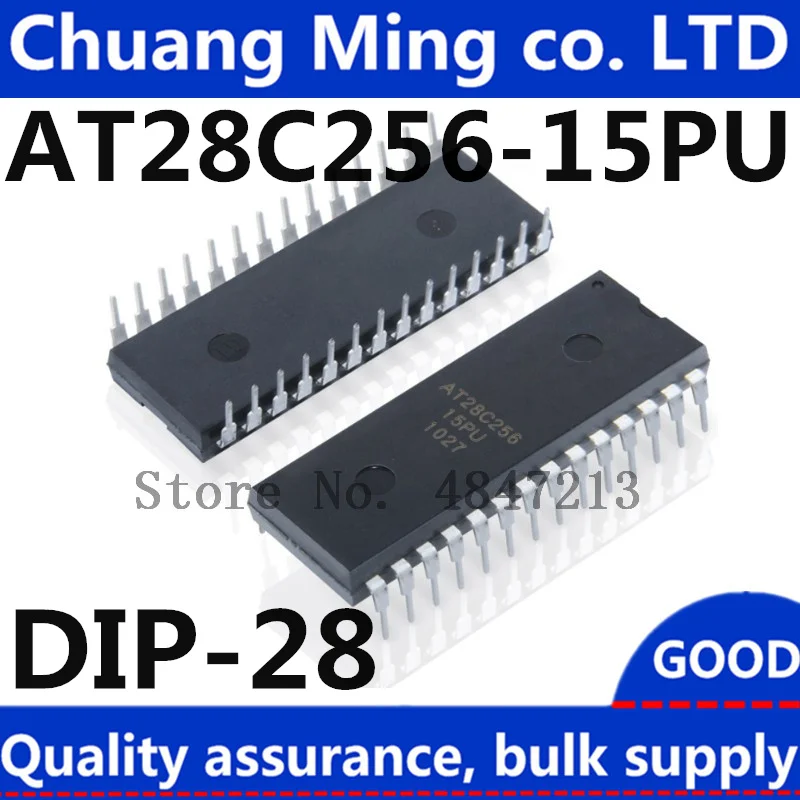 1 шт. IC AT28C256 15PU 28C256 DIP 28 Новый|Запасные части| |