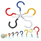 83 шт. нескольких спецификациях чашки потолочные крючки, тонкая хорошо виниловым покрытием прикручиваемая цилиндрическая вешалка для использования в помещении или на открытом воздухе Применение