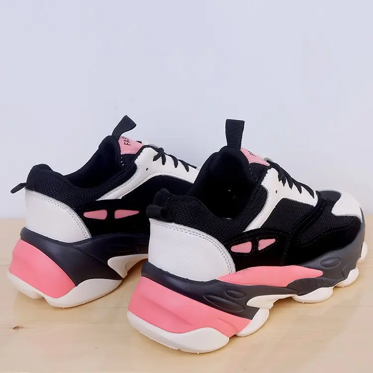 Женская Повседневная обувь; кроссовки с вулканизированной подошвой; Tenis Basket Femme; коллекция года; сезон весна-осень; на платформе; на танкетке; на шнуровке; дышащая обувь; zapatillas mujer
