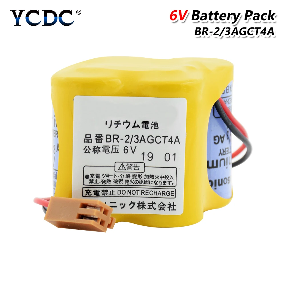 6V BR 2/3AGCT4A сухая батарея A06B 6114 K504 4400mAh PLC резервная литий ионные аккумуляторы с