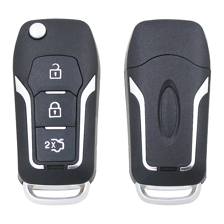 Модифицированный складной чехол с 3 кнопками и откидной крышкой для