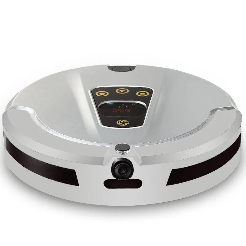 Робот пылесос Мощное всасывание для тонкий ковер и жесткий пол большая мусорная