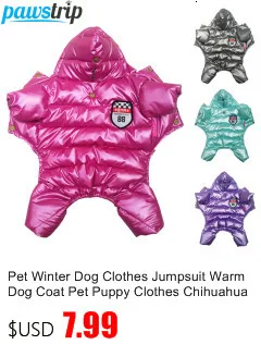 Fashion Pet Small Dog Clothes Winter Warm Dog Jacket Harness Chihuahua Puppy Coats XS-XL