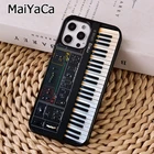 MaiYaCa винтажный синтезатор Moog чехол для телефона с принтом для iPhone X XR XS 11 12 13 Pro MAX 5 SE 2020 6 7 8 Plus Samsung S9 S10