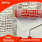 Ролик для декоративной краски с рельефным текстурная живопись, инструменты для облицовки стен резиной, безвоздушный аппарат Pintura, бытовая щетка