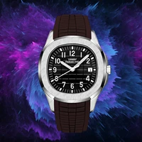 2021luxury brand mens watch patek automatic mechanical watch rubber strap luminous sports watch suitablefor hombre miss watches