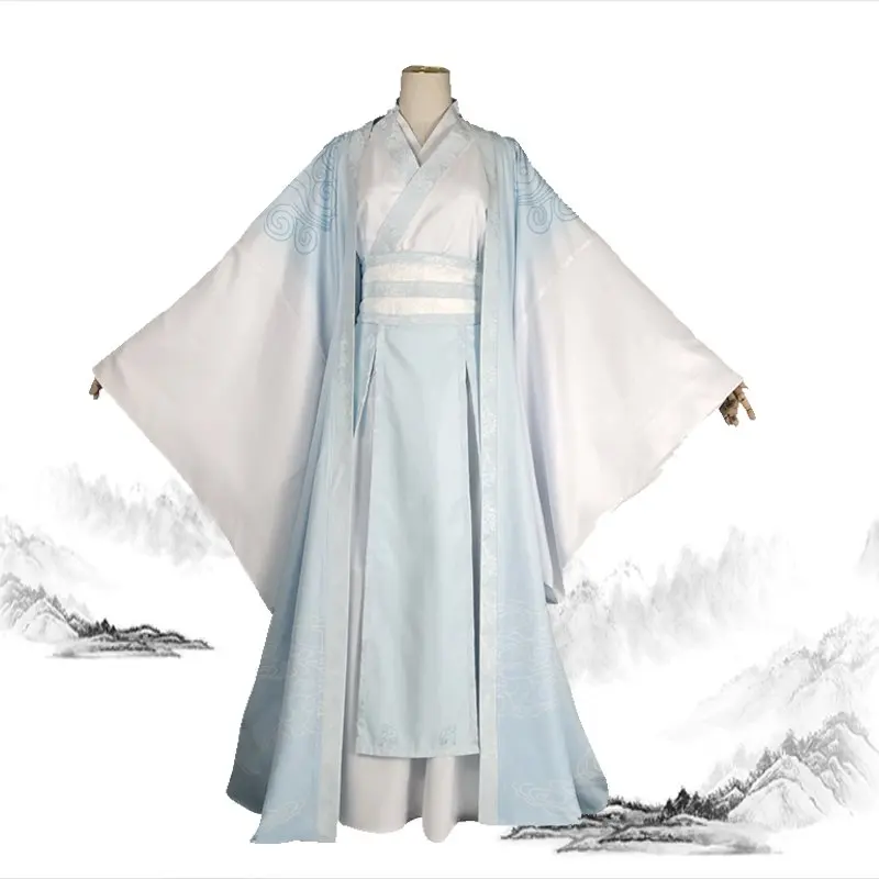 Костюм для косплея Lan Wangji Grandmaster of Demonic культивирование взрослый костюм МО дао Zu Ши