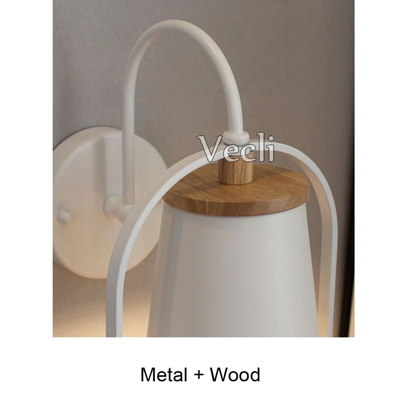 Креативная настенная лампа в скандинавском стиле с птицами художественный