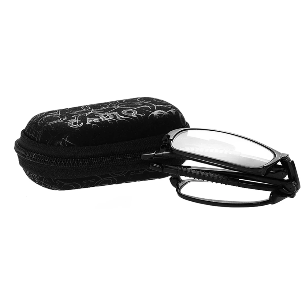 

Folding Reading Glasses With Case Men Women TR90 Clear Lens Presbyopia Eyeglasses Magnifier Glasses Diopter +1.0~ +4.0