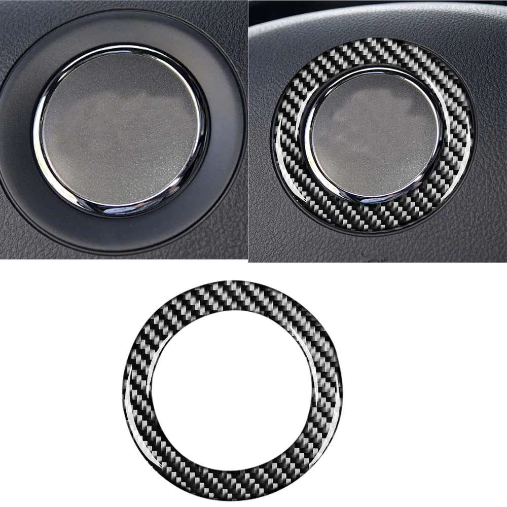 Внутренняя Накладка для рулевого колеса из углеродного волокна наклейка Jeep Grand