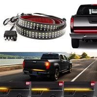 48 60 inch truck tailgate led strip light bar triple row 5 function with reverse brake turn signal for jeep pickup suv dodge
