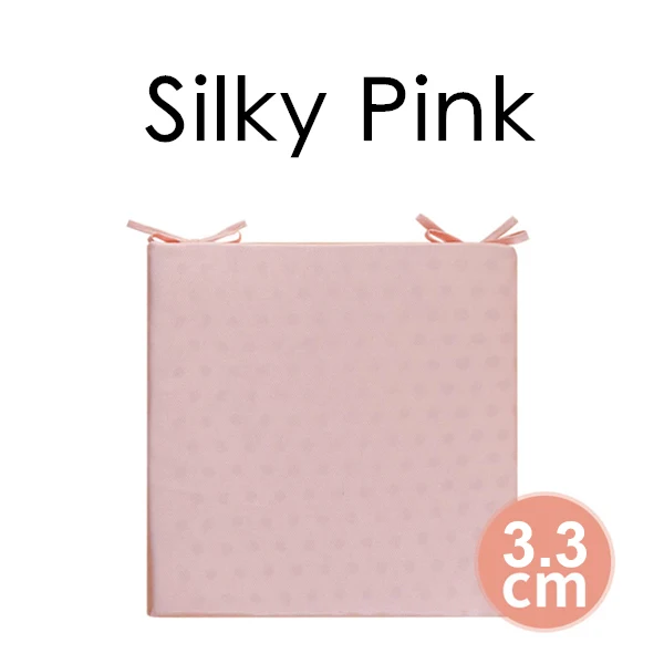 Silky Pink 3.3cm PurenLatex 40*40/45*45 Таиланд натуральный латекс сиденье Подушка стул бедра Ортопедическая подушка сиденье латексные коврики защита от копчика - Цвет: Silky Pink 3.3cm
