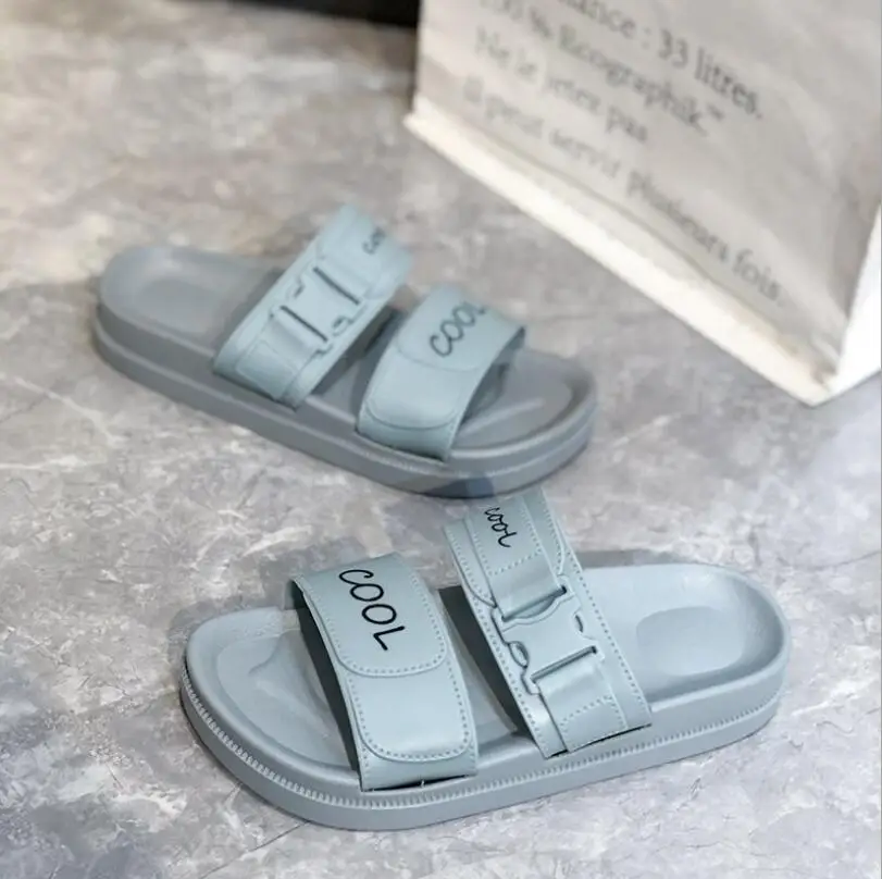 

Summer 2021 Women Slippers Big size Platform Wedges Thick Sole Beach Outdoor Slides Casual Sexy Sandals Ladies Shoes