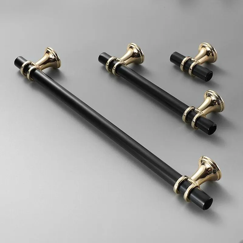 

KK&FING European Minimalist Long Strip Cabinet Handles Drawer Knobs Wardrobe Long Door Handles Zinc Alloy Furniture Hardware